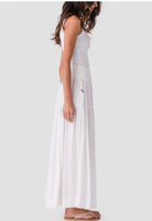 Elan Smocked Midi Skirt Resort - Fleur-De-Lis Boutique