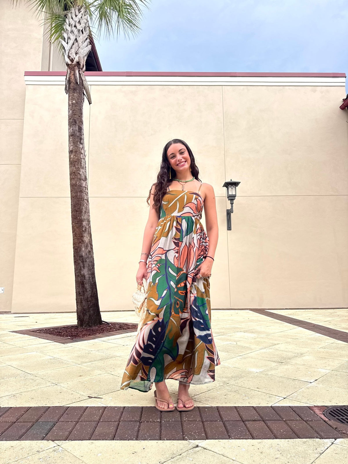 Meet Me In Santorini Wild Bloom Maxi Dress - Fleur-De-Lis Boutique
