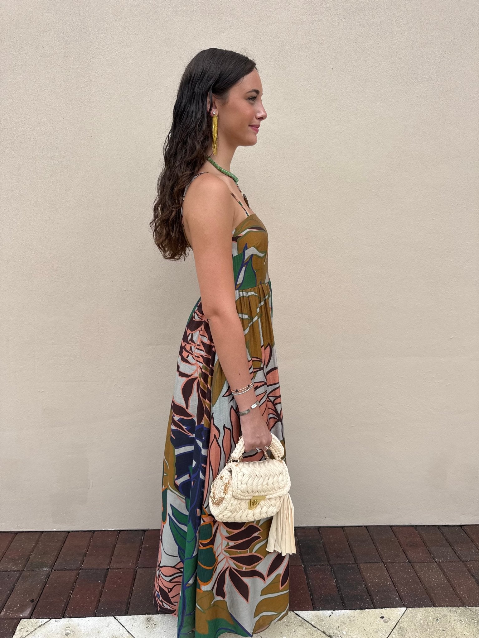 Meet Me In Santorini Wild Bloom Maxi Dress - Fleur-De-Lis Boutique