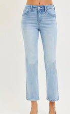 Risen West Palm Crop Straight Jeans - Fleur - De - Lis Boutique