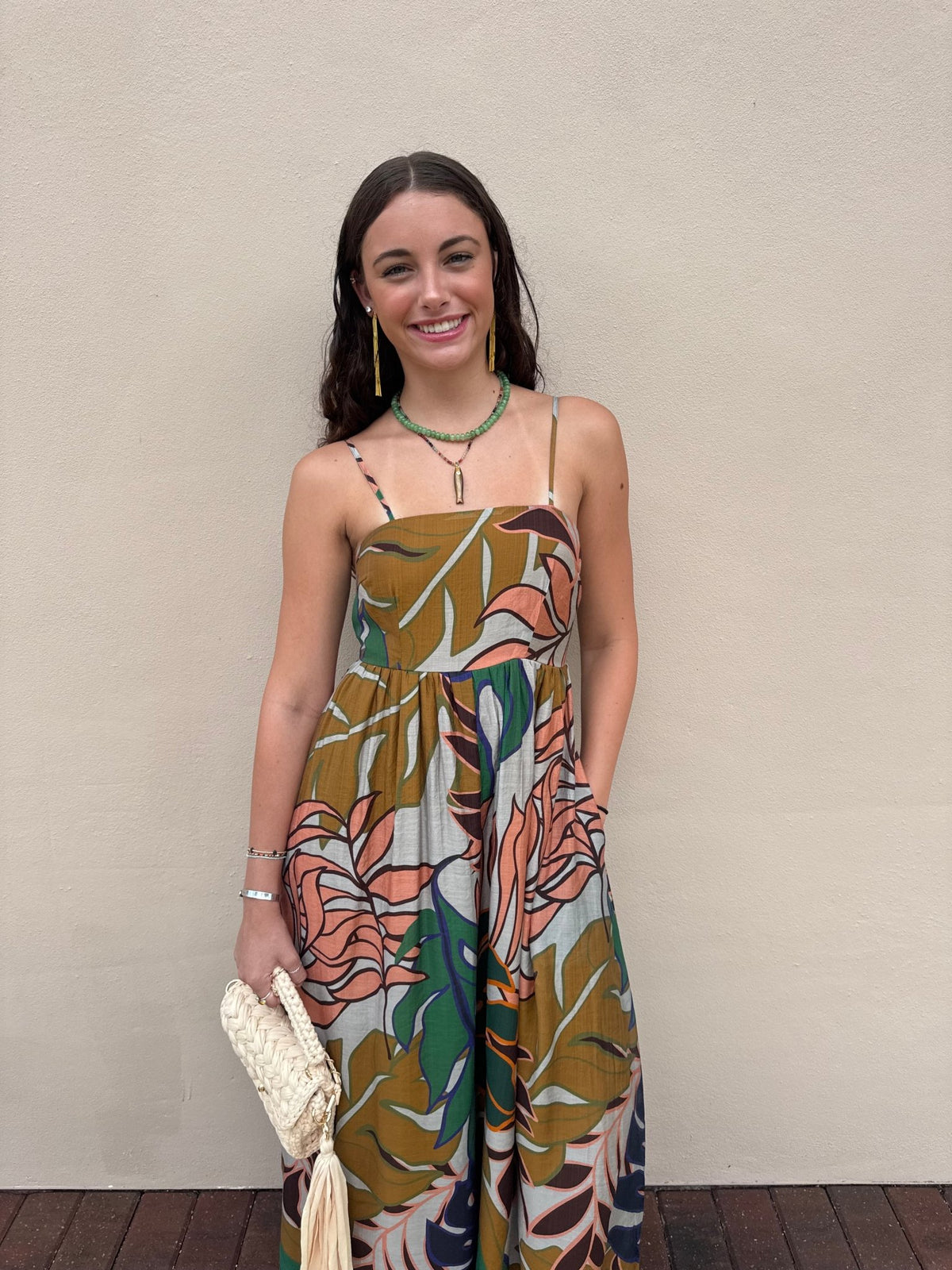Meet Me In Santorini Wild Bloom Maxi Dress - Fleur-De-Lis Boutique
