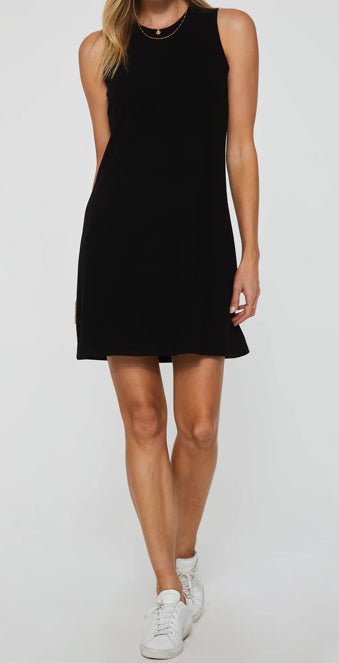 Justine Dress Radiant Black - Fleur-De-Lis Boutique
