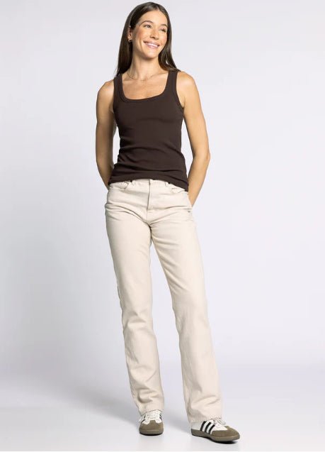 Clarkson Tank Coffee Bean - Fleur - De - Lis Boutique