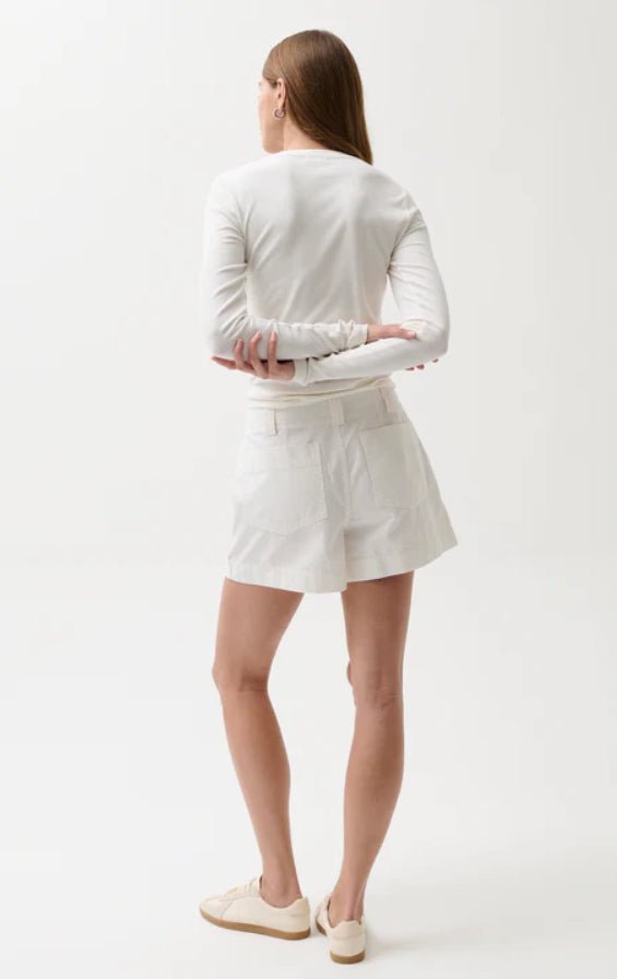 Pistola Mason White Shorts - Fleur - De - Lis Boutique