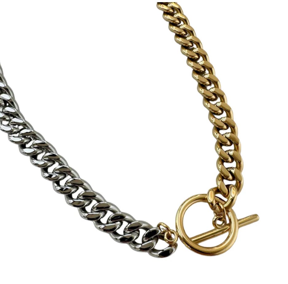 Katie Rae Metal Clash Necklace - Fleur - De - Lis Boutique