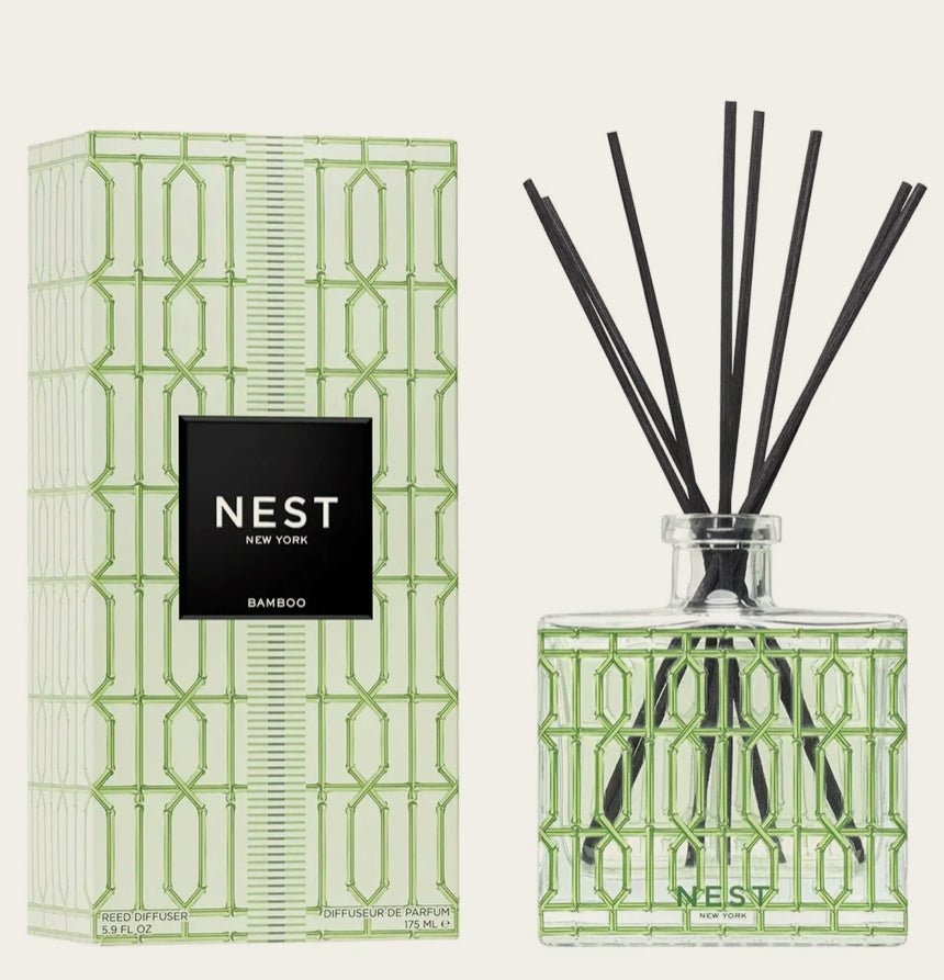 Nest Decorative Bamboo Reed Diffuser - Fleur - De - Lis Boutique