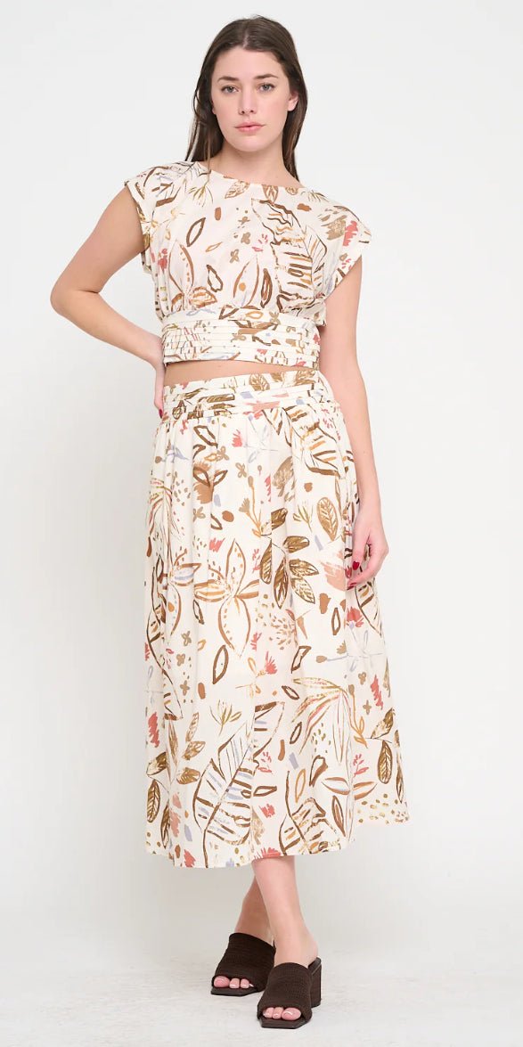 Meet Me In Santorini Olive Set - Fleur - De - Lis Boutique