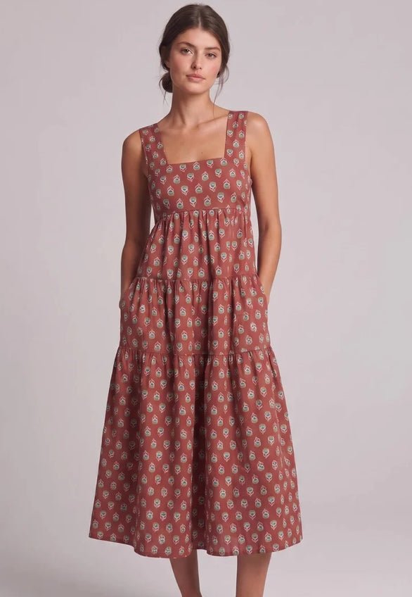 Embers Medallion Midi Dress - Fleur-De-Lis Boutique