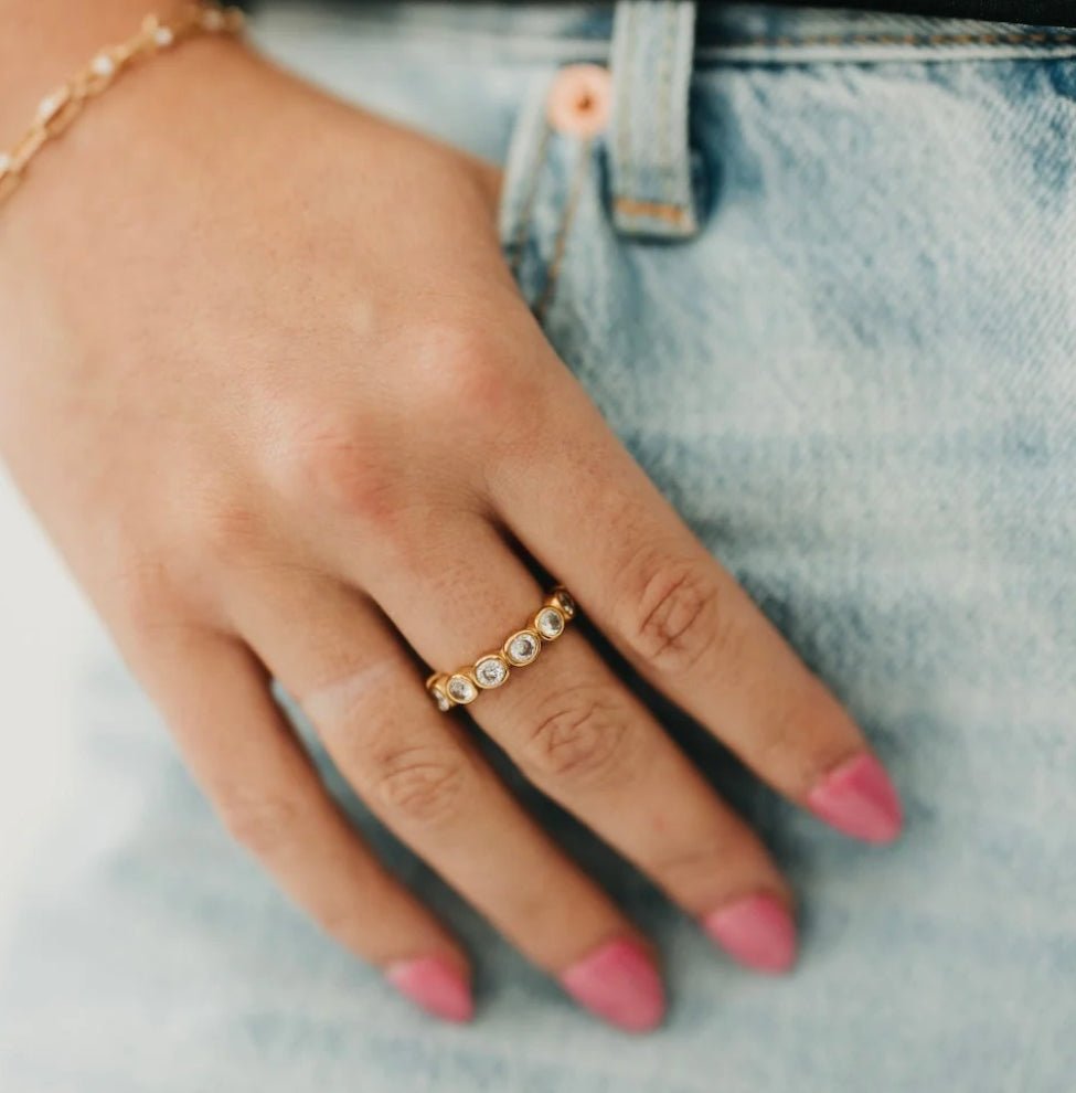 Pretty Simple Esme Eternity Ring Waterproof - Fleur-De-Lis Boutique