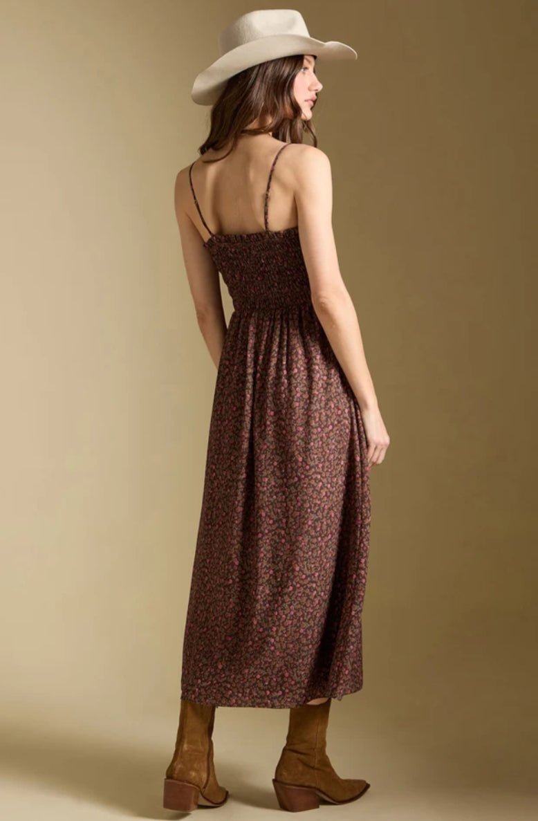 Saltwater Luxe Laken Midi Dress Mocha - Fleur-De-Lis Boutique
