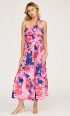 Lucy Paris Haven One Shoulder Dress - Fleur - De - Lis Boutique