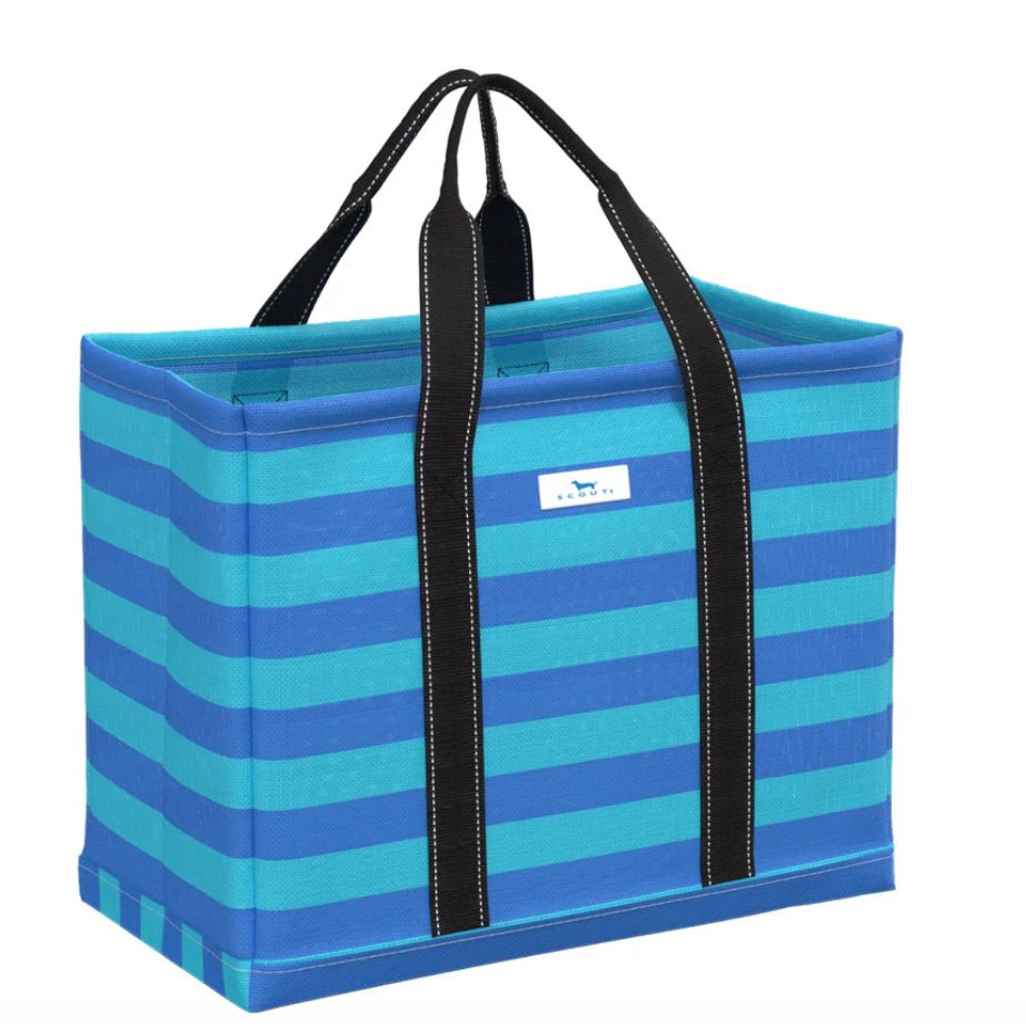 Scout Roadtripper Open Top Tote French Blue and Pool - Fleur - De - Lis Boutique