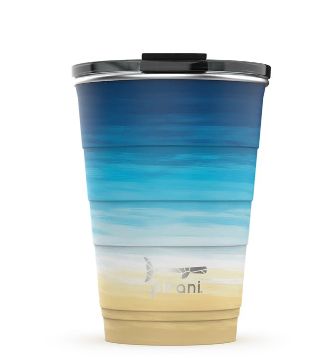 Pirani Insulated Stackable Tumbler 16 oz Sand Caslte - Fleur - De - Lis Boutique