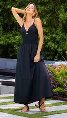 Bishop & Young Petra Knot Dress Black - Fleur-De-Lis Boutique
