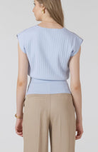 Black Tape Pleat Lightweight Sweater - Fleur - De - Lis Boutique