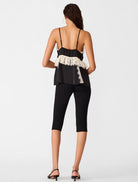 Steve Madden Victoire Top Black - Fleur-De-Lis Boutique