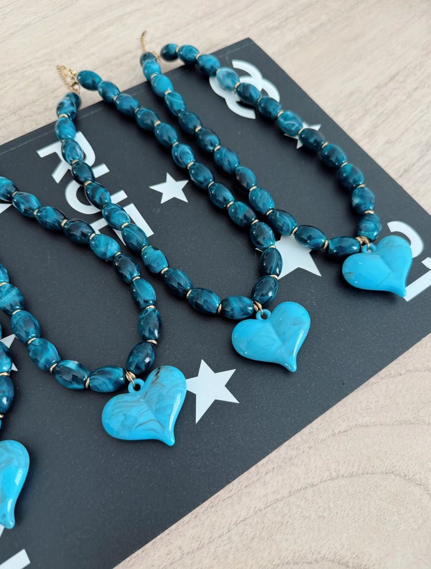 Chansutt Pearls Blue Hannah Necklace - Fleur-De-Lis Boutique