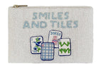 Beaded Bag Smiles and Tiles - Fleur-De-Lis Boutique
