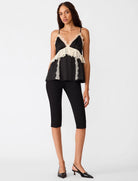 Steve Madden Victoire Top Black - Fleur-De-Lis Boutique