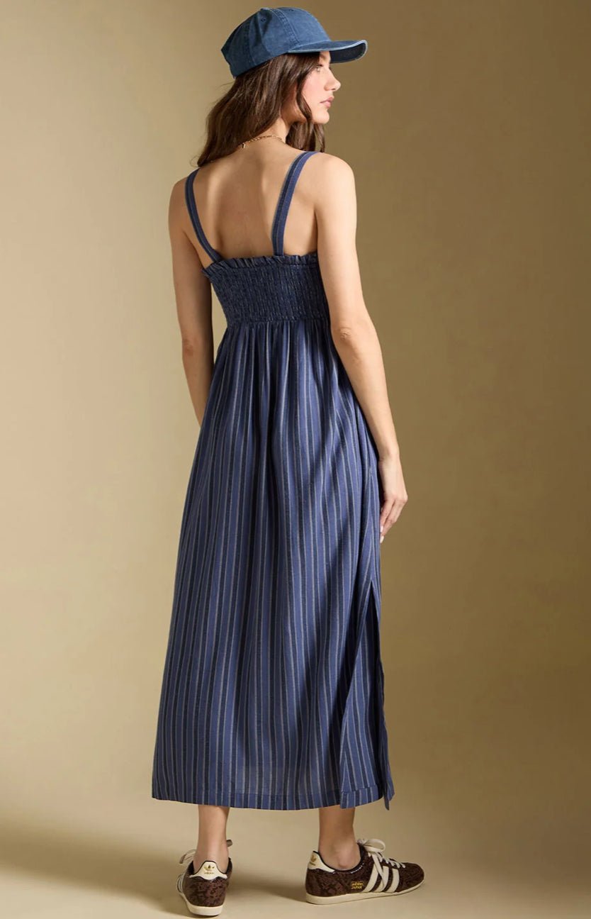 Saltwater Luxe Tank Midi Dress Indigo - Fleur-De-Lis Boutique
