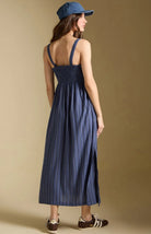 Saltwater Luxe Tank Midi Dress Indigo - Fleur-De-Lis Boutique