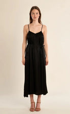 Molly Bracken Black Woven Dress - Fleur-De-Lis Boutique