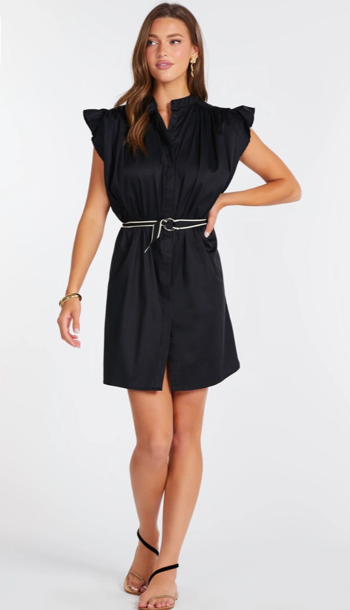 Bishop & Young Mallorca Flutter Sleeve Dress - Fleur - De - Lis Boutique