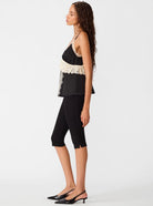 Steve Madden Victoire Top Black - Fleur-De-Lis Boutique