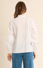 Molly Bracken Cotton Shirt with Lace Detail White - Fleur - De - Lis Boutique