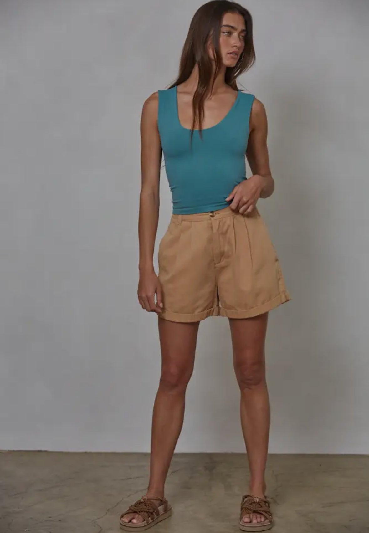 Double Layer Jac Tank Brittany Blue - Fleur - De - Lis Boutique