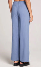 Saltwater Luxe Woven Worn Blue Pant - Fleur - De - Lis Boutique