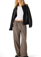 Steve Madden Idra Pant Walnut - Fleur-De-Lis Boutique