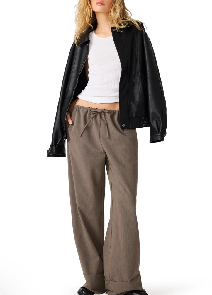 Steve Madden Idra Pant Walnut - Fleur-De-Lis Boutique