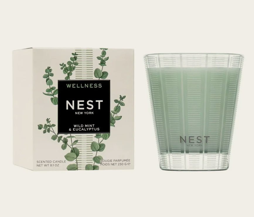 Nest Wild Mint & Eucalyptus Classic Candle 8.1 oz - Fleur - De - Lis Boutique