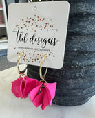 Chiffon Pink Earrings - Fleur - De - Lis Boutique