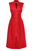 Bishop & Young Skye Zip Front Dress Cherry - Fleur - De - Lis Boutique