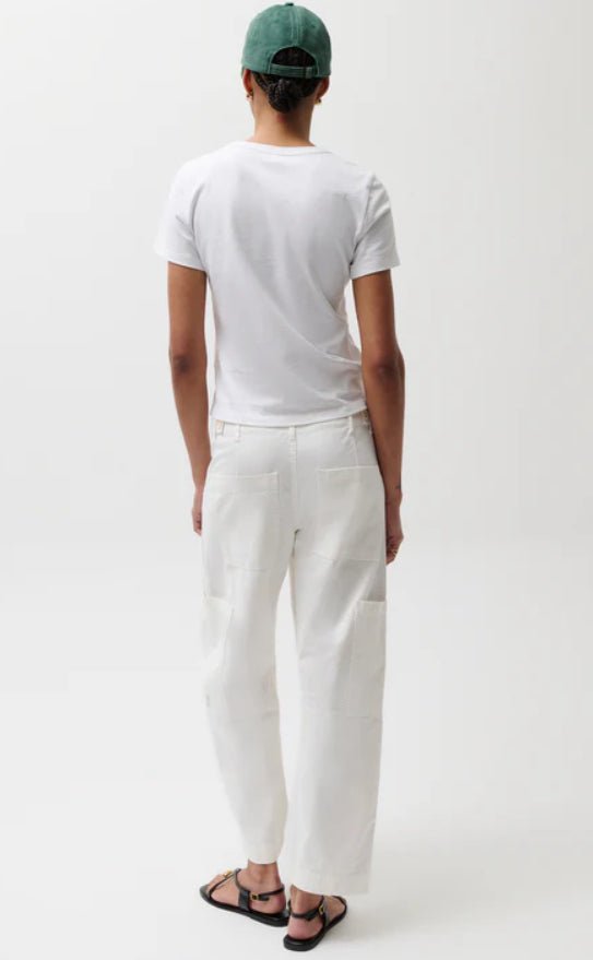 Pistola Sabrina Utility White Pants - Fleur - De - Lis Boutique