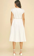 Pinch Rope Detail Dress - Fleur - De - Lis Boutique