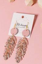 Blush Palms Earrings - Fleur - De - Lis Boutique
