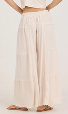 Textured Slub Knit Pant Cream - Fleur - De - Lis Boutique