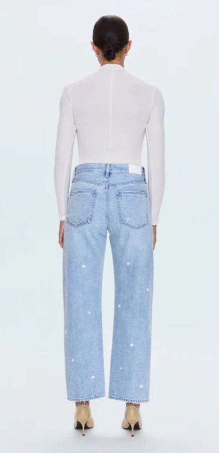 Pistola Lexi Mid Rise Bowed Straight - Fleur - De - Lis Boutique