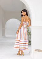 Strut & Bolt Embroidered Midi Dress - Fleur - De - Lis Boutique