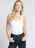 Clarkson Tank White - Fleur - De - Lis Boutique