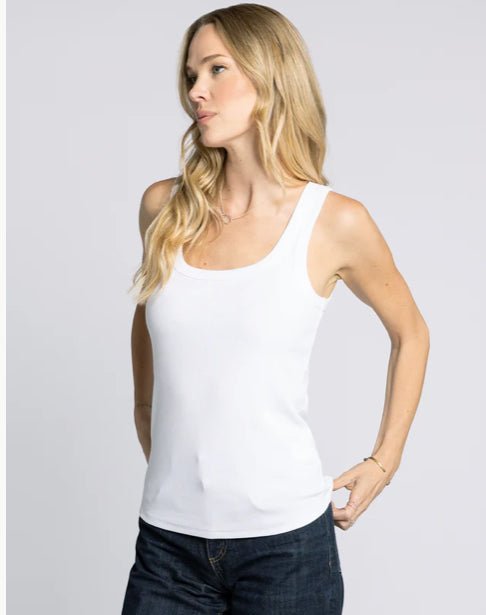 Clarkson Tank White - Fleur - De - Lis Boutique