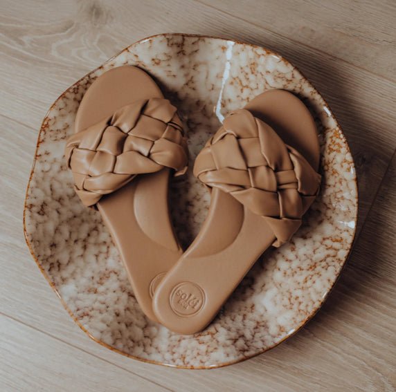 Solei Sea Venetta Camel Sandals - Fleur - De - Lis Boutique