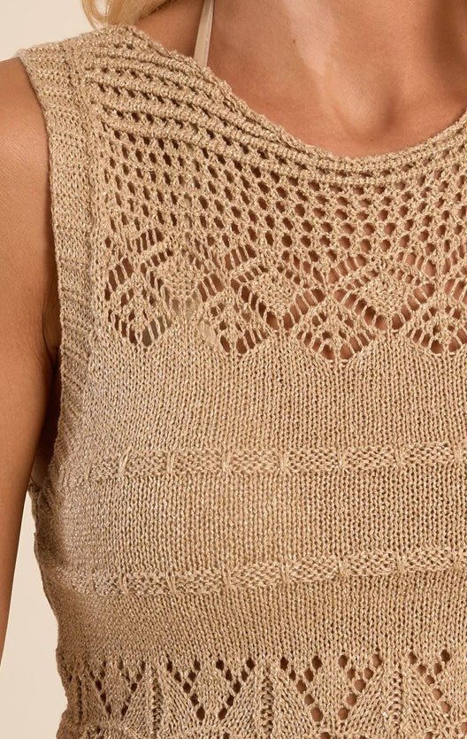 Molly Bracken Crochet Mini Dress - Fleur - De - Lis Boutique