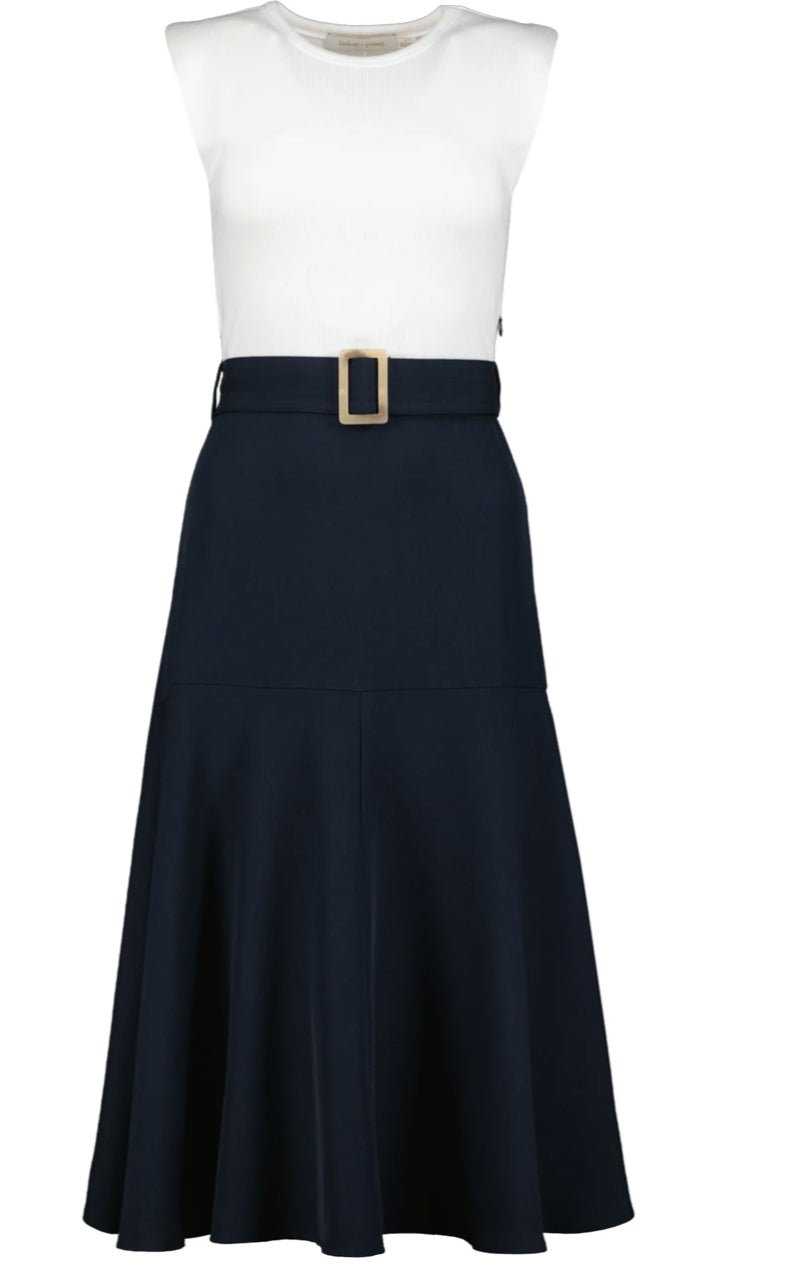 Bishop + Young Kristopher Twofer Dress Navy - Fleur - De - Lis Boutique