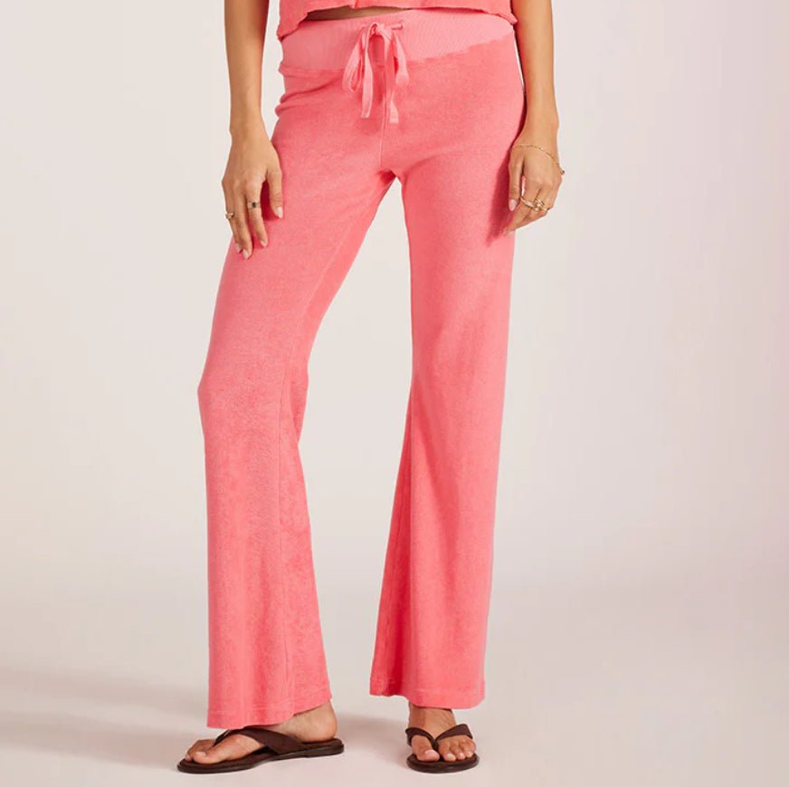 Bobi Los Angeles Comfort Waist Skinny Flare Hot Coral - Fleur - De - Lis Boutique