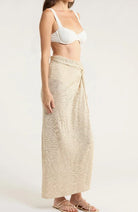 Elan Beige Wrap Skirt - Fleur - De - Lis Boutique