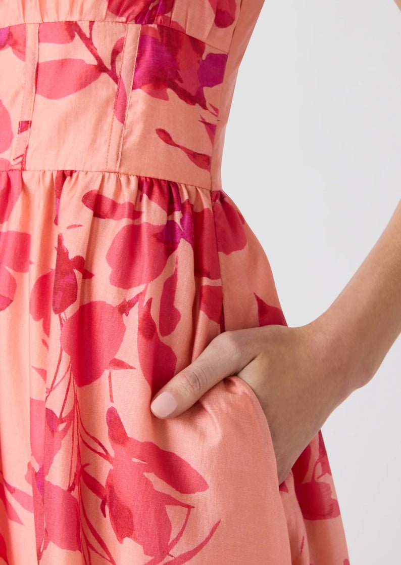 Steve Madden Gwen Dress Burnt Coral - Fleur - De - Lis Boutique